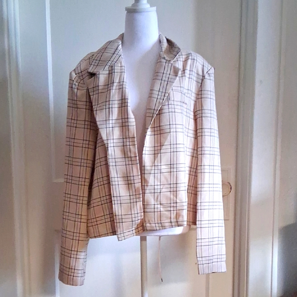 Plaid Women's Blazer